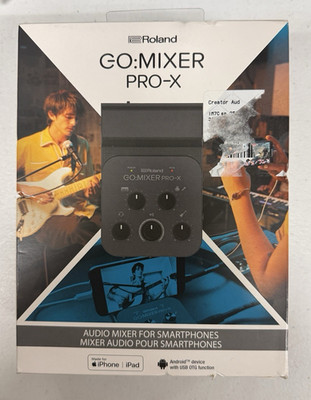 NEW Roland GO:MIXER PRO-X Audio Mixer for Smartphones | eBay