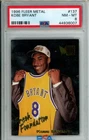 1996 Fleer Metal #137 Kobe Bryant Fresh Foundation Rookie Lakers RC PSA 8 #137