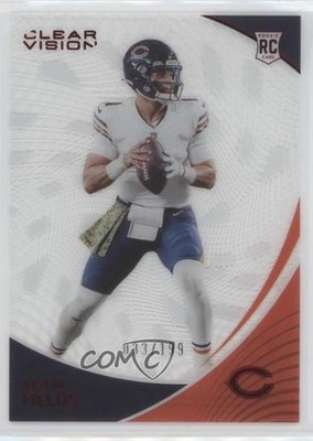 2021 Panini Chronicles Clear Vision Rookies Red 33/199 Justin Fields RC uk2