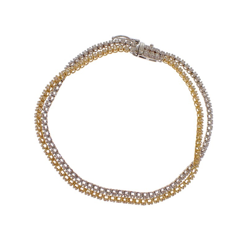 no brand  bracelet K18 white gold/K18 yellow gold Women