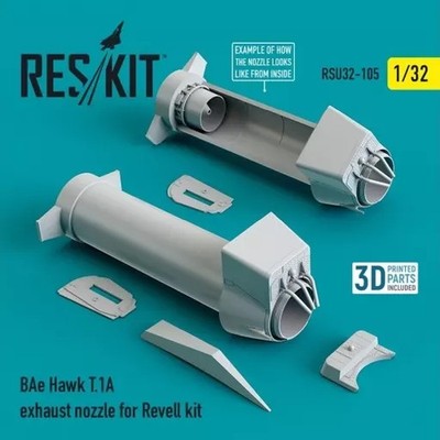 1/32 BAE Hawk T.1A Exhausts (for Revell) Detail-up Parts [RSKU32-0105]