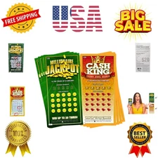 Prank Lottery Tickets and Scratch Cards Look Real - $1 Million Winning Ticket...