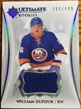 2023-24 Ultimate Collection Jerseys William Dufour #121 #’d 159/599