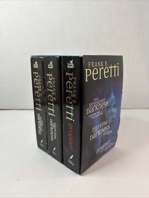 Frank E. Peretti Box Set 3 Paperbacks This Present Darkness Piercing Prophet