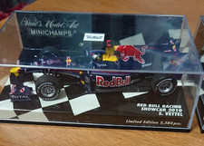 MINICHAMPS 1/43 Red Bull Vettel Showcar 2009 2010 2 Car Set Limited Edition
