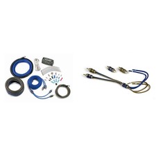 Kicker 46CK4 K-Series Complete 4-AWG Amplifier Connection Kit 2-Channel RCA I...