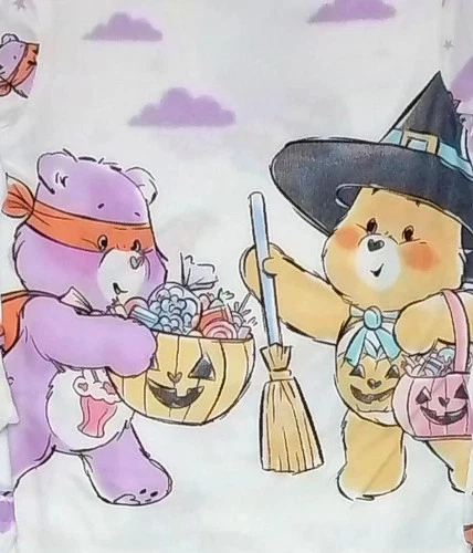 Care Bears Toddlers’ SIZE 5T Halloween Glow In The Dark Pajama Set, 2-Piece NEW - Picture 3 of 12