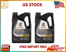 2 Pack Castrol EDGE High Mileage Full Synthetic Engine Oil 5W-30 (5 Quarts Each)