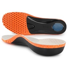 Knixmax Shoe Insoles Leather Inserts Plantar Fasciitis Arch Support Orthotic Ins