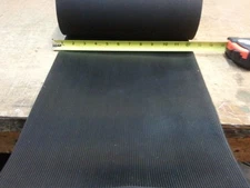 RIB RUBBER  MATTING ROLL 12"WIDE X 20/25 FT LONG