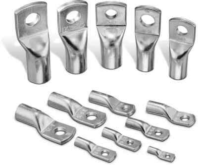 KLAUKE KL256MS Kupferrohrklemme, Ring Crimp Kabelschuh, 25 mm M6 (10er Pack)