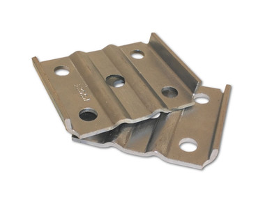 TWO-Trailer axle Leaf Spring Tie Plates 3'' tube -5200 6000 7000# Axles