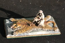 étain plomb polychrome orientaliste.