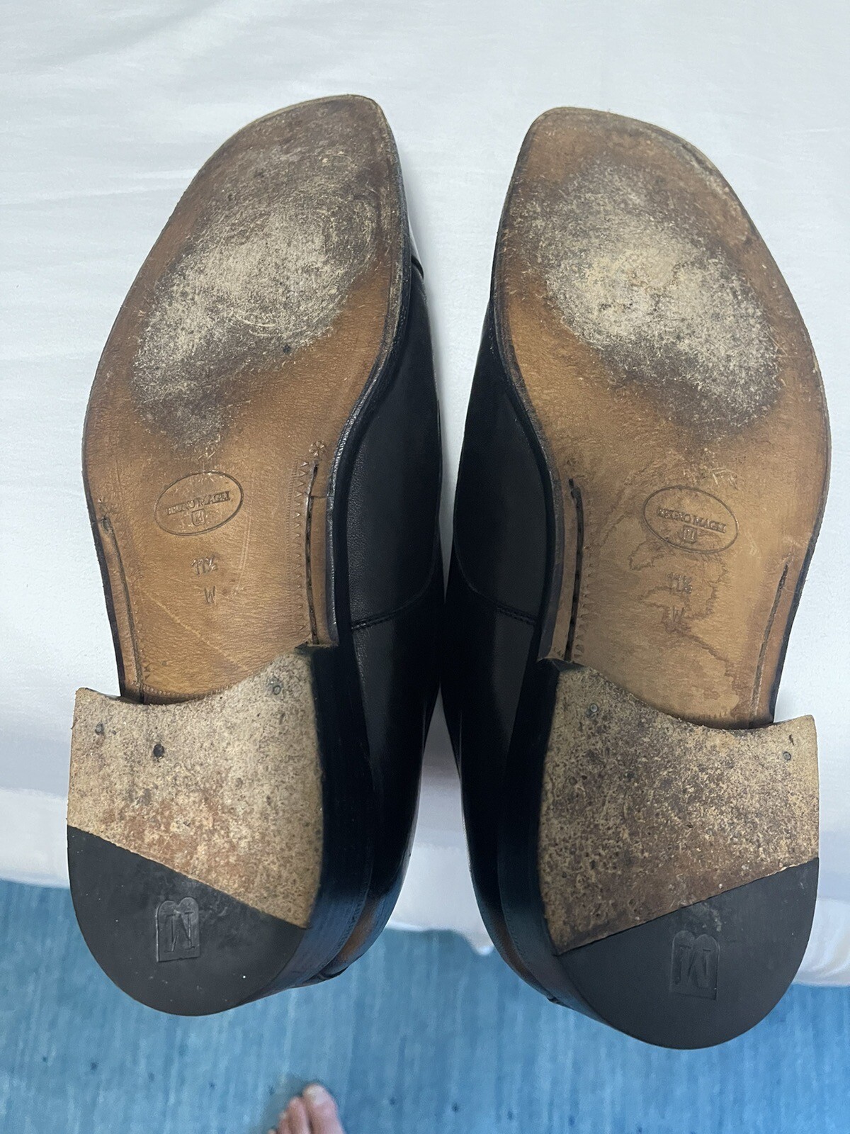 BRUNO MAGLI Suede GREGORY Brown Buckle Monk Strap Shoes (Marked Size 11 M) HOT Dress Shoe Monkstrap Brown Antique – Ace Marks main image 3