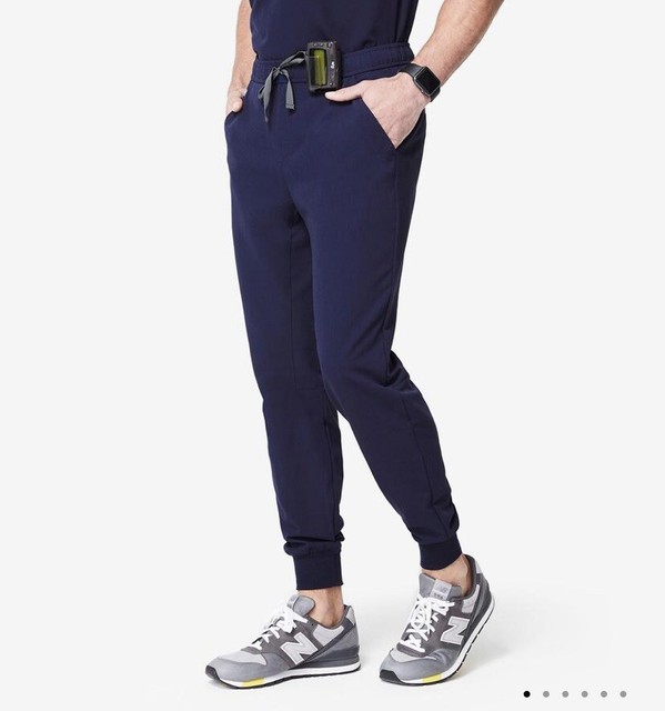 Figs Men Scrubs Tansen Joggers - Navy - Small | eBay