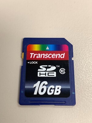 Transcend 16GB Class 10 10MB/s SDHC Card TS16GSDHC10E OPEN BOX Memory LOT of 15