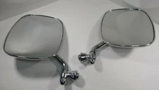 EXTERIOR SIDE VIEW MIRROR SET LEFT & RIGHT PAIR VOLKSWAGEN T2 BUS 1968-1979