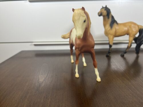 BREYER REEVES Brown & White Pinto And Spirit Kiger Mustang Mesteno Hengst - Bild 3 von 14