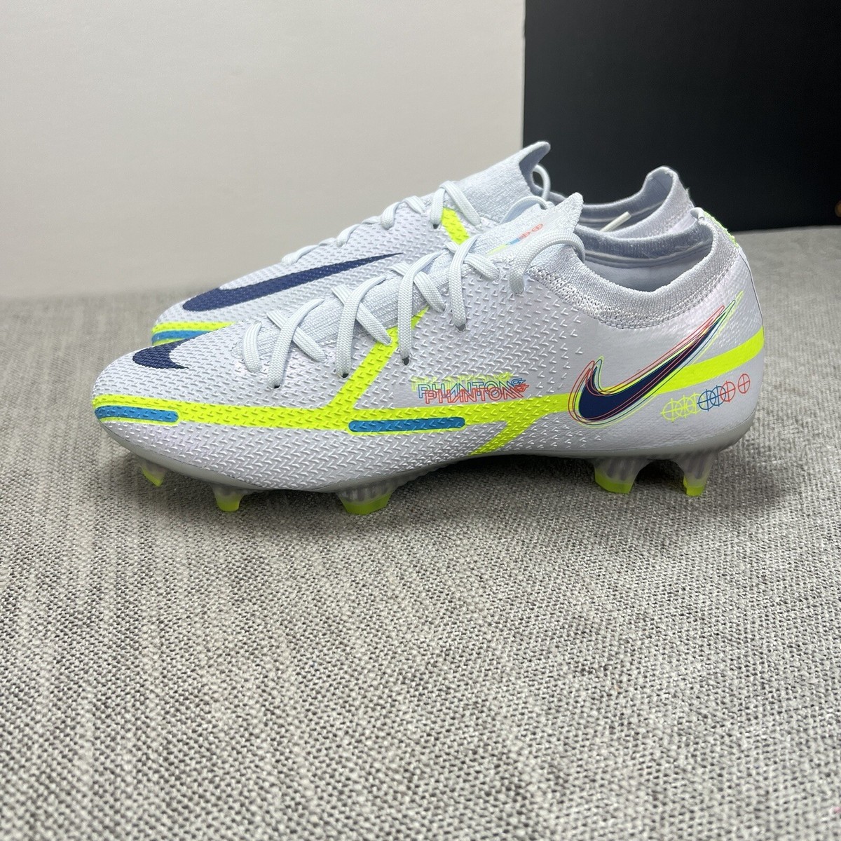 NEW Nike Phantom GT2 Elite FG Grey Volt CZ9890-054 Men Size NEW Nike Phantom GT2 Elite FG Grey Volt CZ9890-054 Men Size