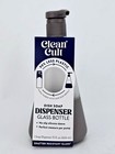 Clean Cult Dish Soap Dispenser Pump Refillable Glass 15 oz Container Gray
