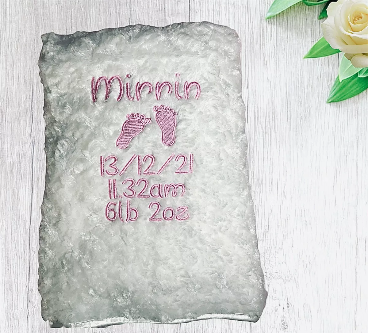 Personalised fluffy online blanket