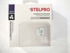 Stelpro ST402PFF Programmable Electronic Thermostat 4000w 240v White Line Voltag