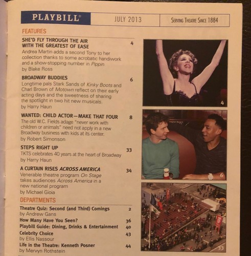 Broadway, Off Broadway & Try-Out Playbill - Picture 543 of 728