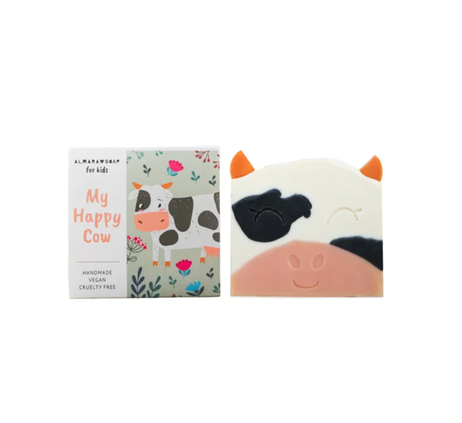 Almara Soap forKids MY HAPPY COW Sapone artigianale per bambini alla Mela 100gr
