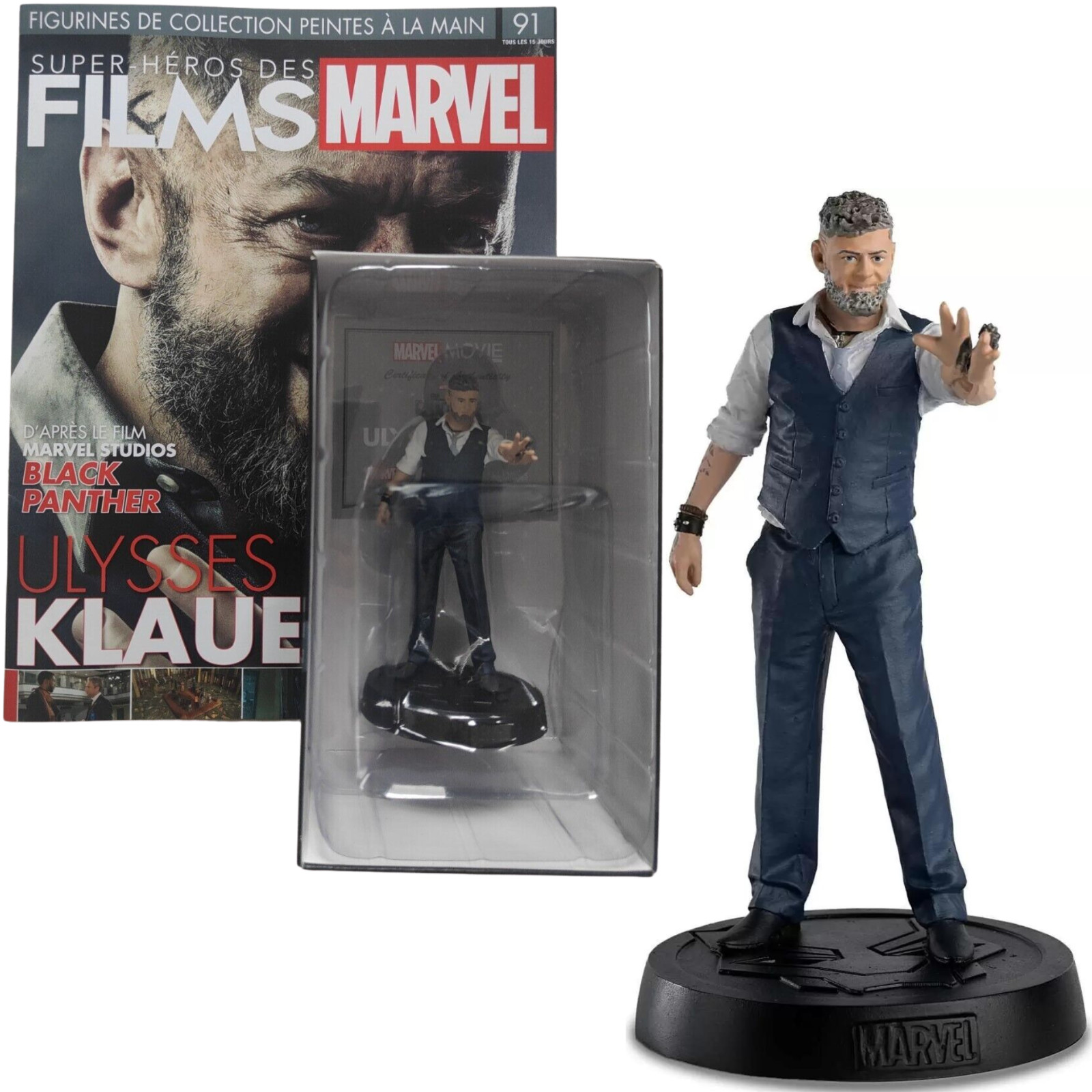 Figurine Eaglemoss Ulysses Klaue Marvel 91 pour décoration de bureau et vitrine geek