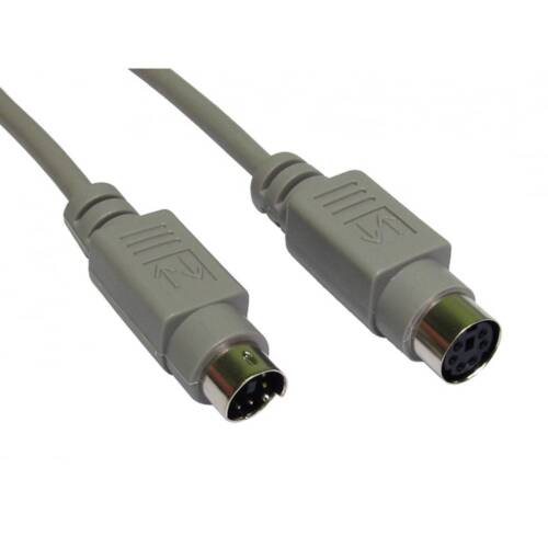 PS/2 Male to Female Extension Cable - 2 metres - Picture 1 of 1