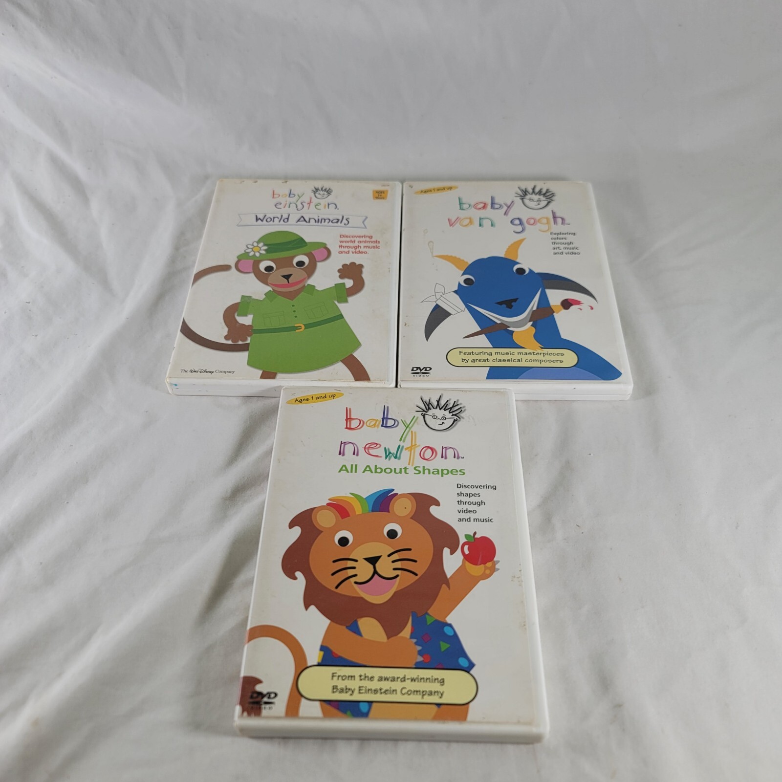 The Baby Einstein Company: Baby Einstein Language Nursery and Baby Mozart  2000 VHS (Blockbuster Exclusive), image size:1600x1600