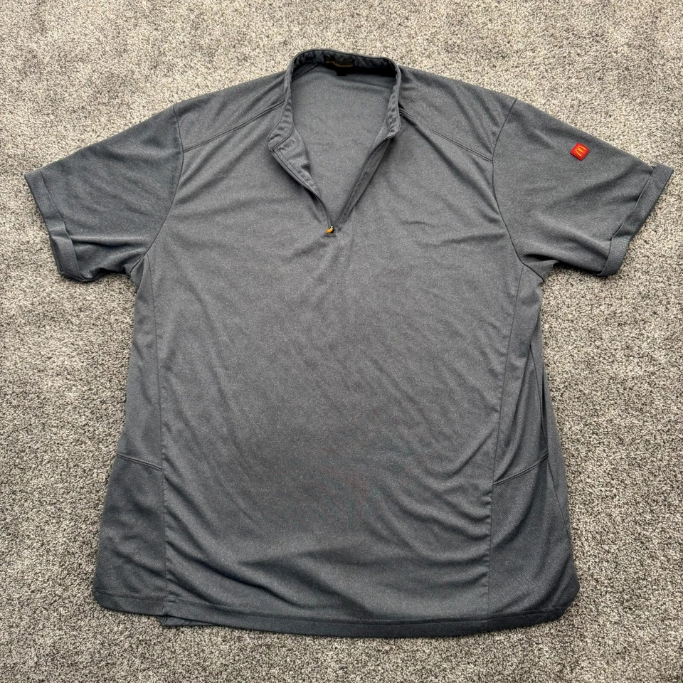 McDonalds Employee Uniform Polo Shirt Adult Size XL 1/4 Zip 2022 - Image 2 of 4
