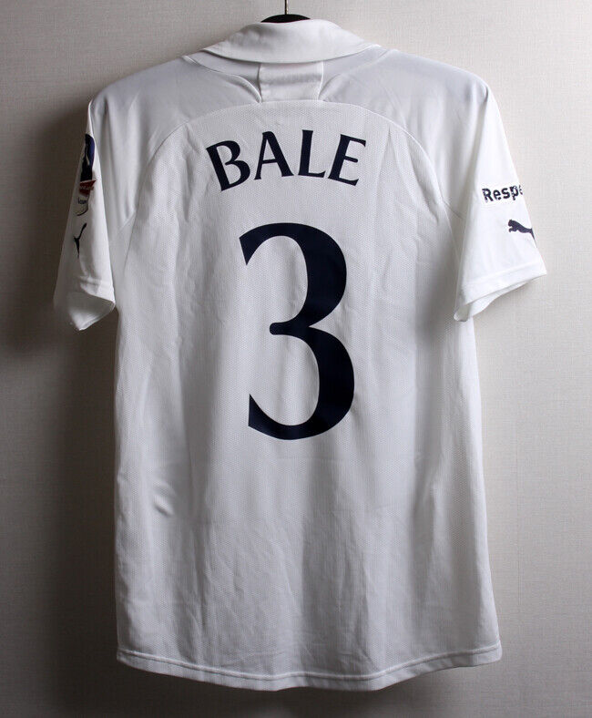 2011-12 Tottenham Hotspur Home S/S No.3 BALE 11-12 FA CUP jersey