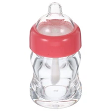 15pcs Empty Lip Gloss Tubes Baby Bottle Shaped Reusable Lipstick Empty Tubes