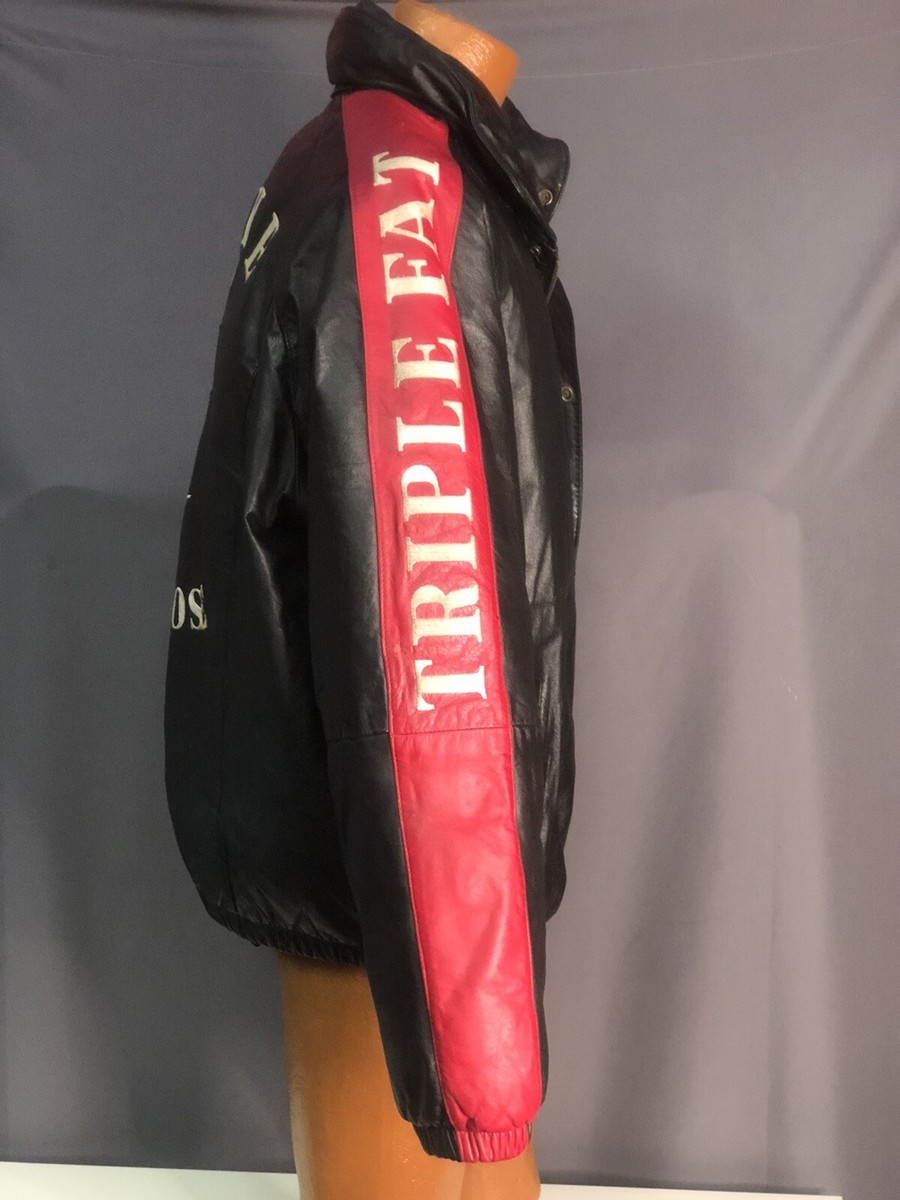 triple fat goose leather jacket