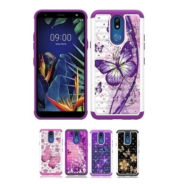 Sparkling Rhinestone Crystal Case for LG K40 K12 Plus X4 2019  -image