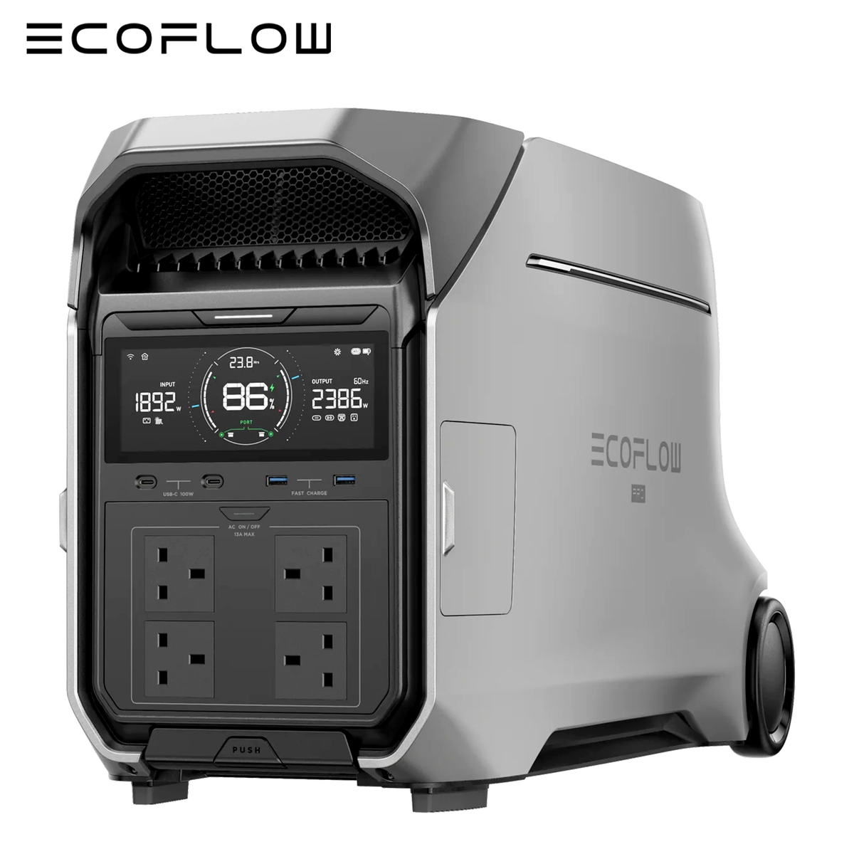 U*a様 EcoFlow DELTA Pro 3 4096Wh EFD521 ECOFLOW DELTA Pro 3 Portable Power Station 4096Wh 4000W LiFePO4