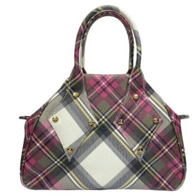 Vivienne Westwood Handbag Tartan Check Multicolor fashion goods