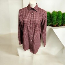 Stafford Travel Easy Care Broadcloth Fitted Dress Shirt Men's Size 15.5