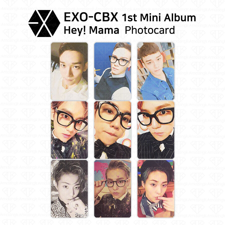EXO CBX 1st Mini Hey Mama! selected Official Original photocard MEMBER SET  3PCS