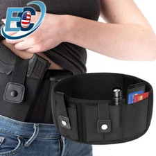 Tactical Belly Band Holster Concealed Hidden Carry Pistol Hand Gun Waist Belt