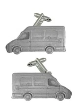 refA24 High Top Van  classic 3D cufflinks classic car gift boxed