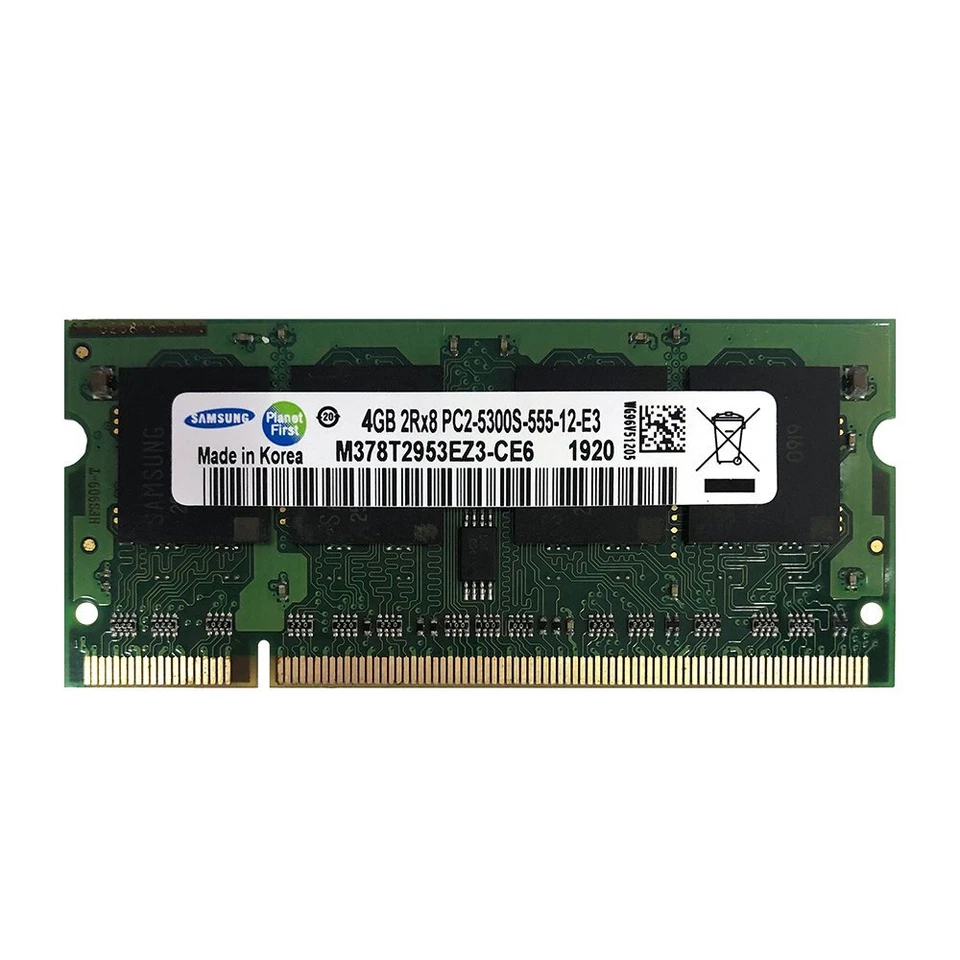 4GB 2GB 1GB DDR2 PC2-5300S 667MHz 1.8V portatile SODIMM RAM per Samsung IT - Immagine 3 di 4