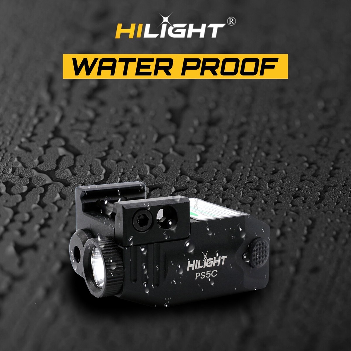 HiLight PS5C CYAN Laser Sight Beam Tactical 400 Lm Flashlight