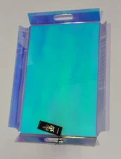 Irridescent Serving Tray, Clear Acrylic Multi Color By Easy, Tiger 1ezr1973 New