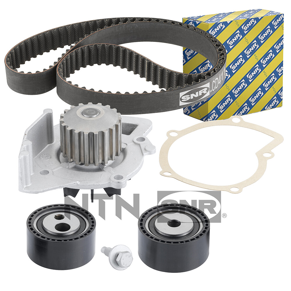 Kit de distribution avec pompe à eau SNR KDP459.490 courroie 143 dents 25.4mm