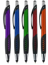 Stylus Pen, 2 in 1 Capacitive Stylus & Ballpoint Click Pen with Comfort Grip
