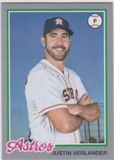 JUSTIN VERLANDER /99 TOPPS ARCHIVES SILVER BORDER PARALLEL ASTROS #181 2022 22