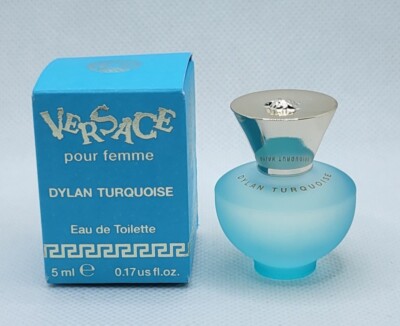 Versace Dylan Turquoise Pour Femme Eau de Toilette EDT Splash Sample .17 oz 5ml