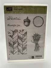 Stampin Up Truly Grateful Non-Mounted Rubber Stamp Set 131733